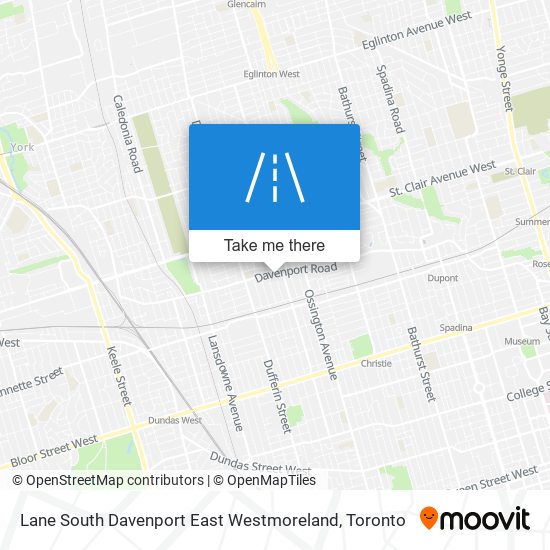 Lane South Davenport East Westmoreland map