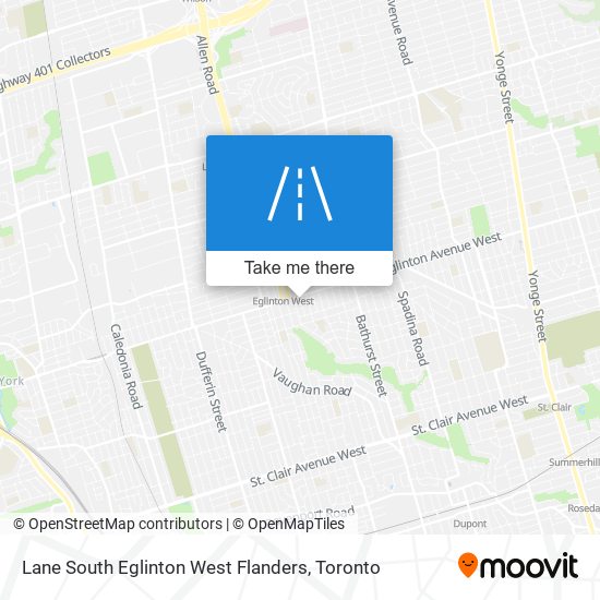 Lane South Eglinton West Flanders map