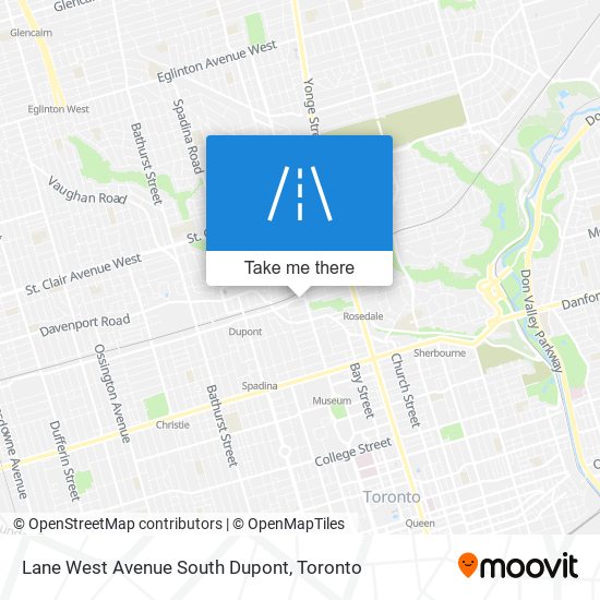 Lane West Avenue South Dupont plan