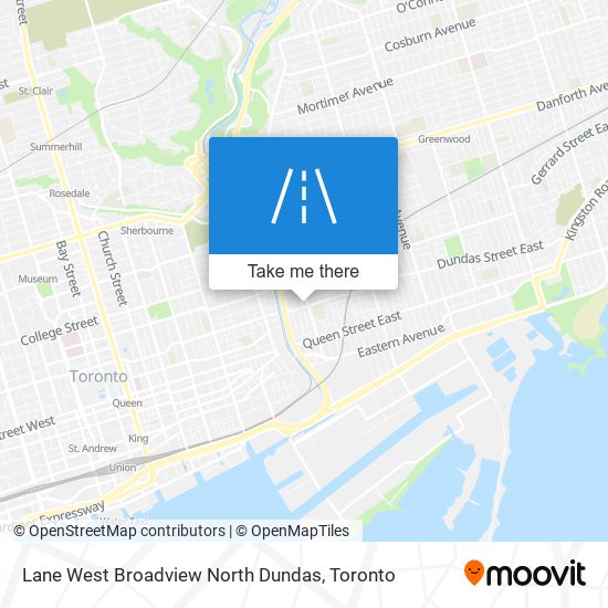 Lane West Broadview North Dundas plan