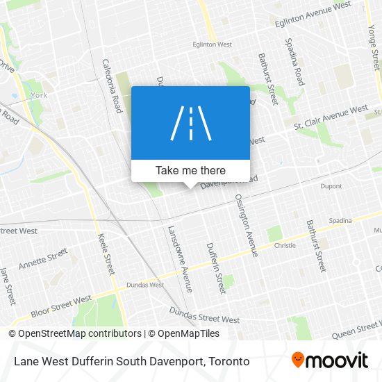 Lane West Dufferin South Davenport plan