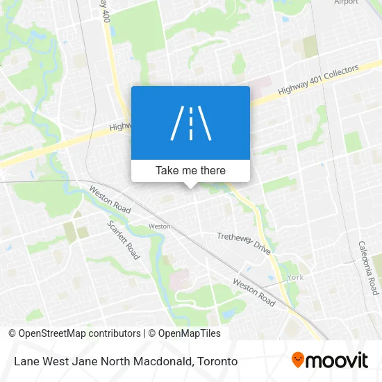 Lane West Jane North Macdonald map