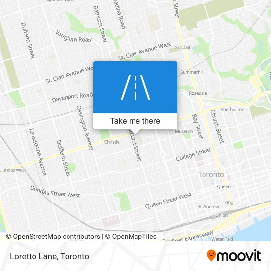 Loretto Lane map