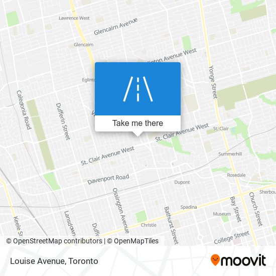 Louise Avenue map