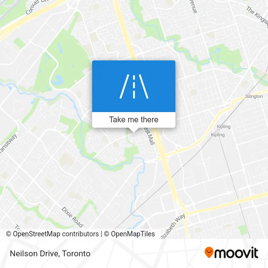 Neilson Drive map