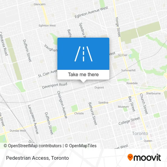 Pedestrian Access map
