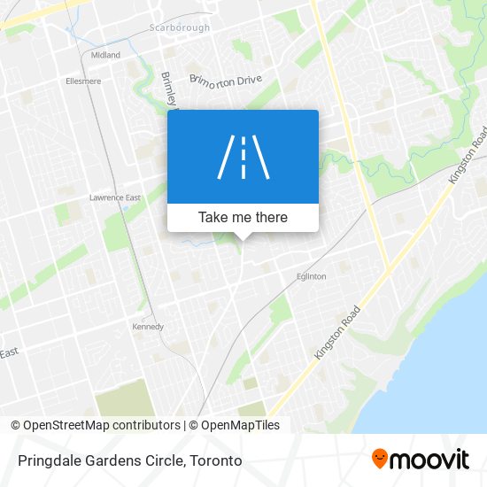 Pringdale Gardens Circle map