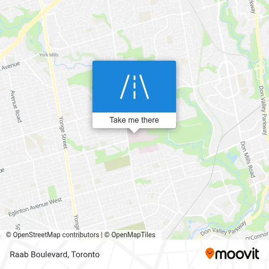 Raab Boulevard map
