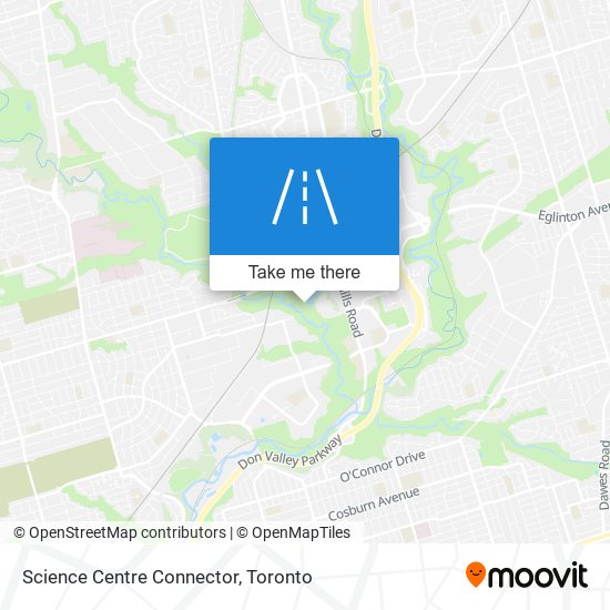 Science Centre Connector map