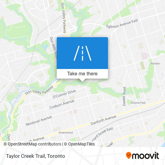 Taylor Creek Trail map