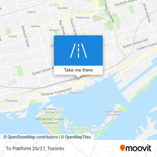 To Platform 26/27 map