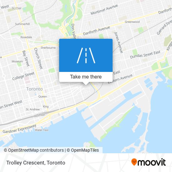 Trolley Crescent map