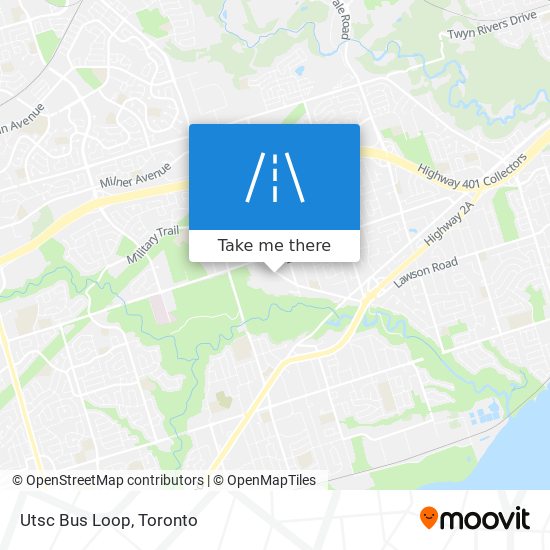 Utsc Bus Loop map