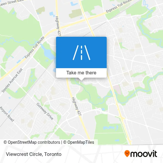 Viewcrest Circle map