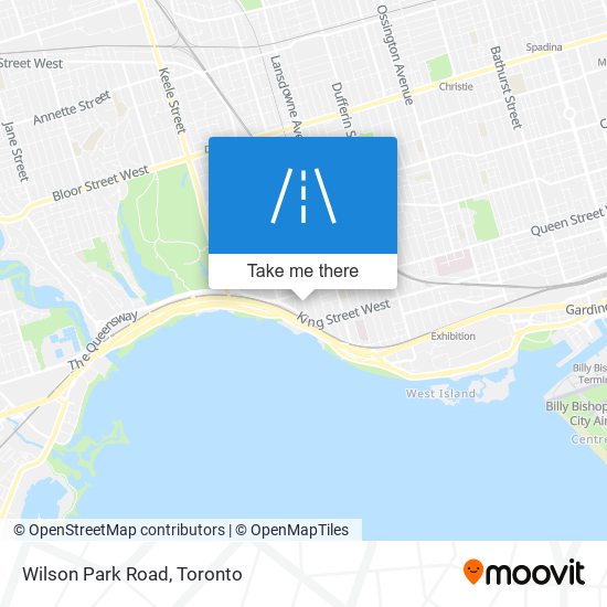 Wilson Park Road map