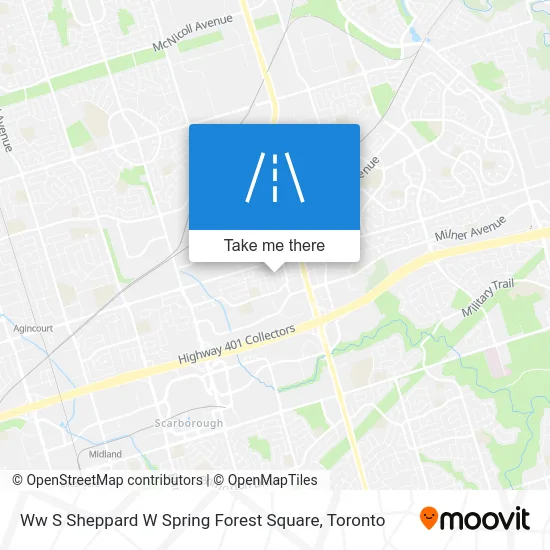 Ww S Sheppard W Spring Forest Square map