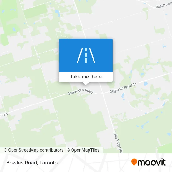 Bowles Road map