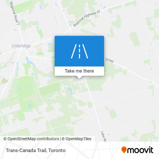 Trans-Canada Trail map