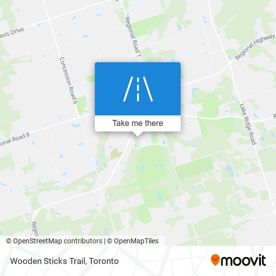 Wooden Sticks Trail map