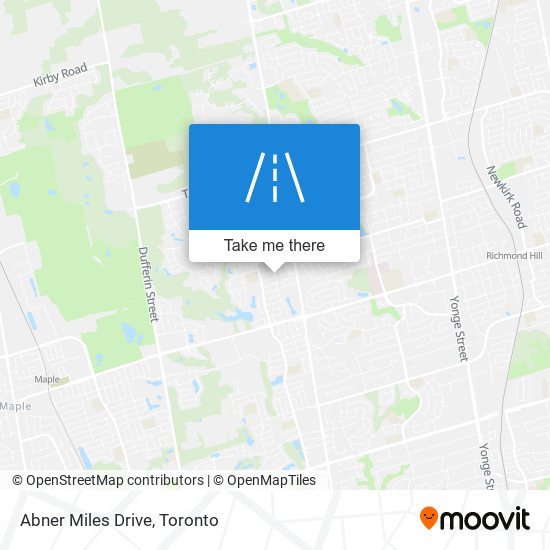 Abner Miles Drive map