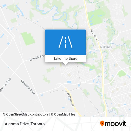 Algoma Drive map