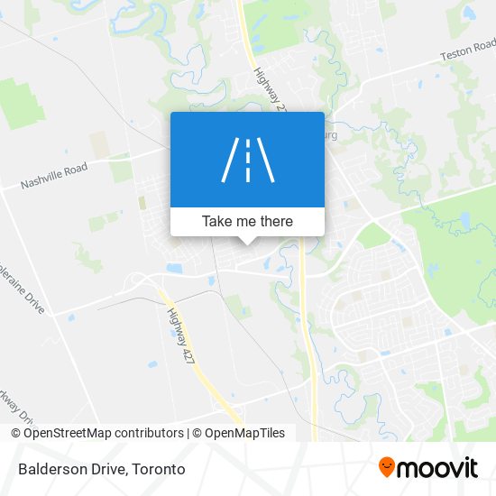 Balderson Drive map