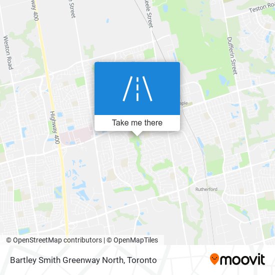 Bartley Smith Greenway North map