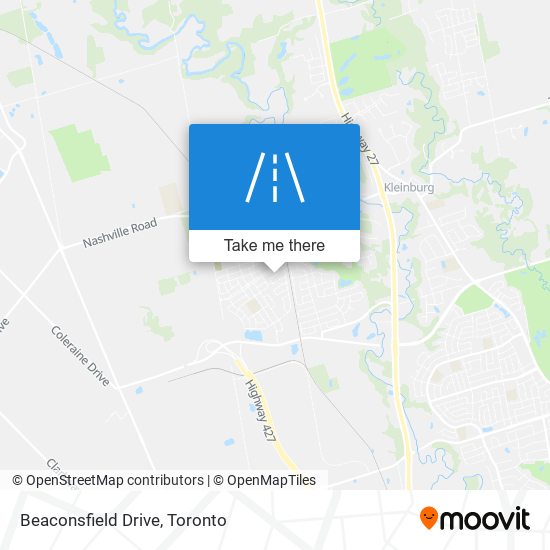 Beaconsfield Drive map