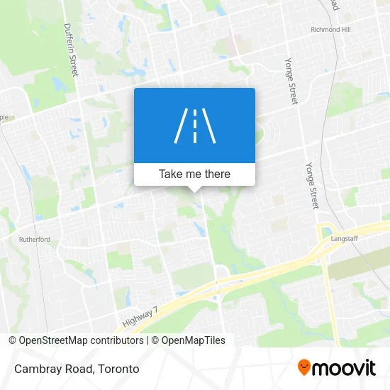 Cambray Road map