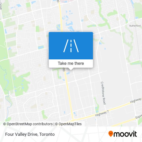 Four Valley Drive map