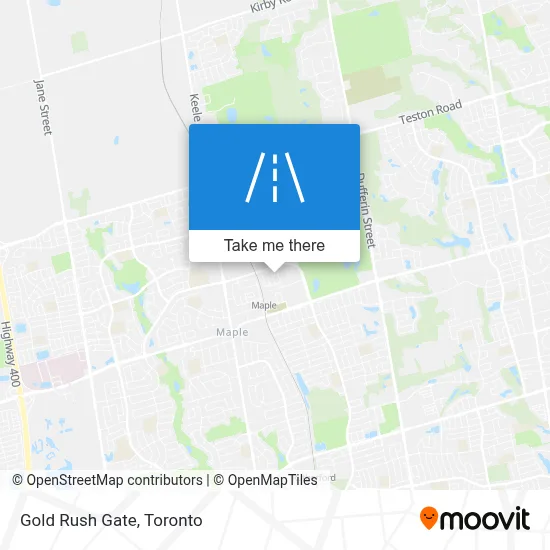 Gold Rush Gate map