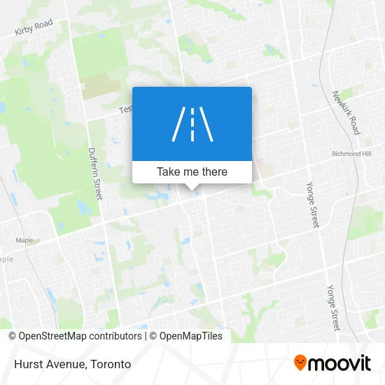 Hurst Avenue map