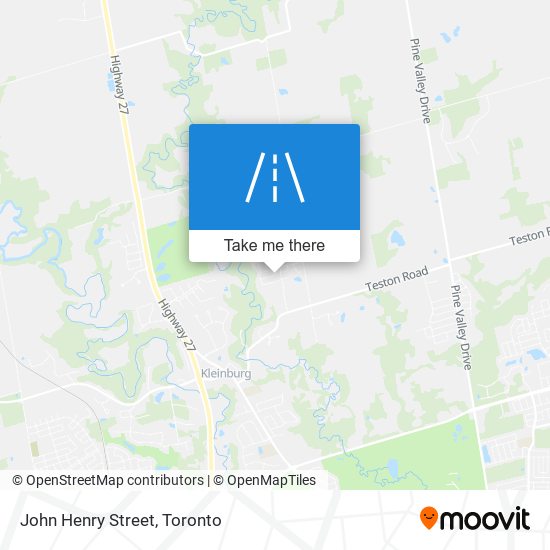 John Henry Street map