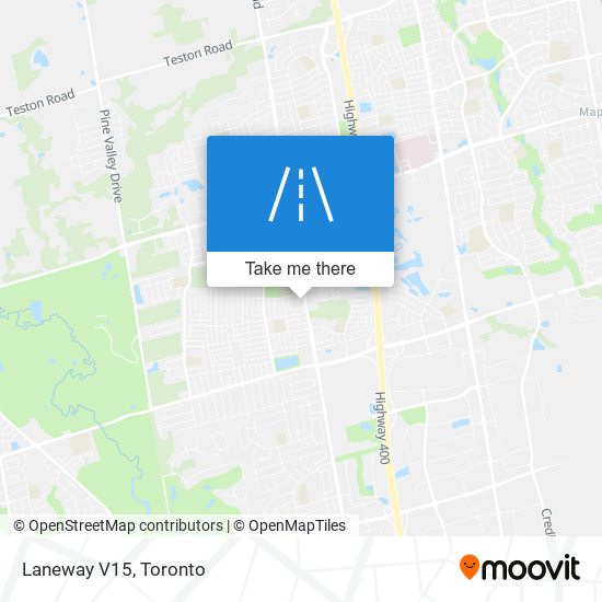 Laneway V15 map