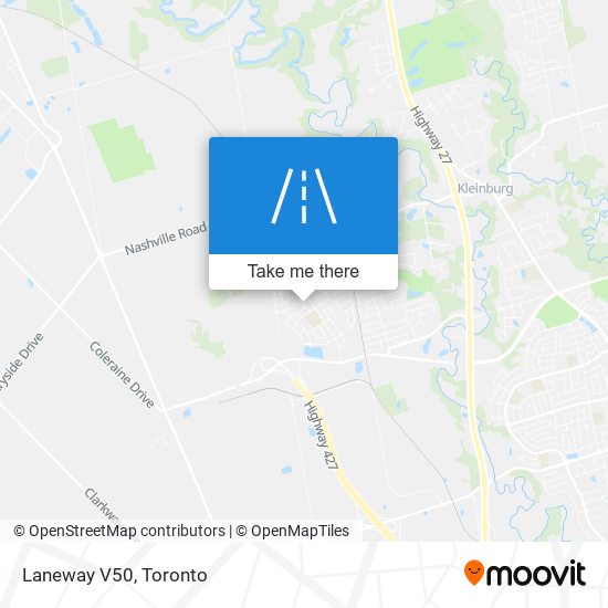 Laneway V50 map