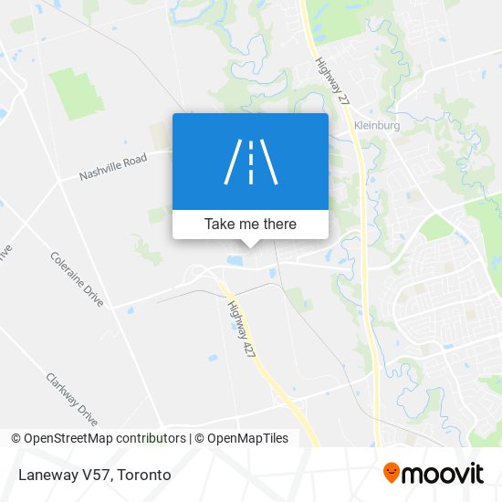 Laneway V57 map