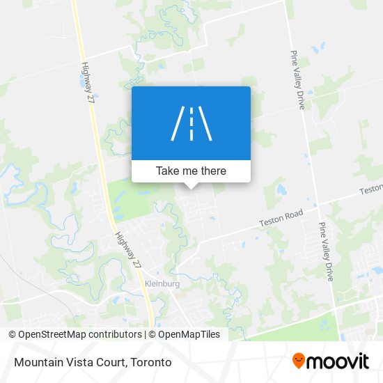 Mountain Vista Court map