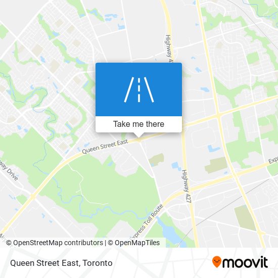 Queen Street East map