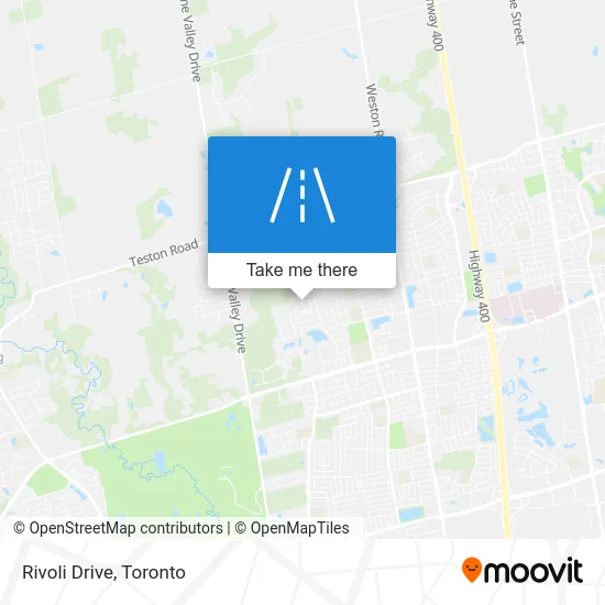 Rivoli Drive map