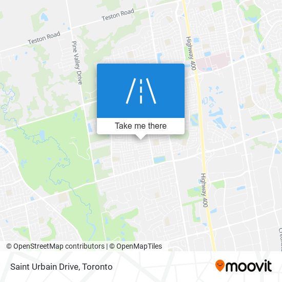 Saint Urbain Drive plan