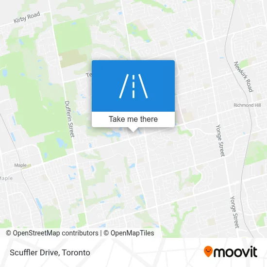 Scuffler Drive map