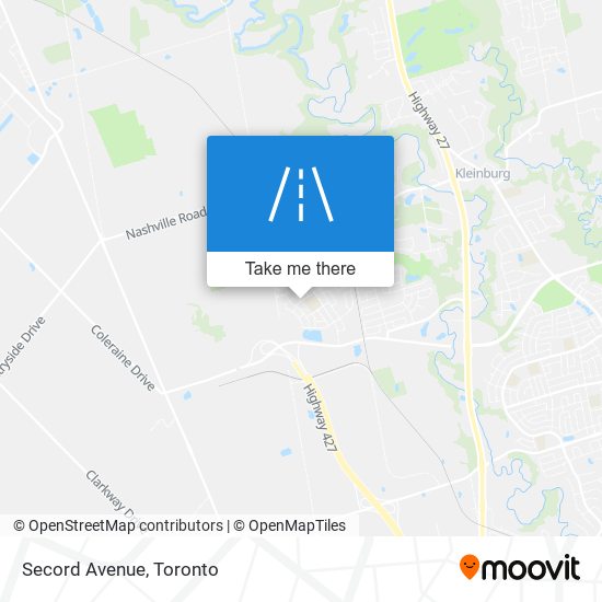 Secord Avenue map