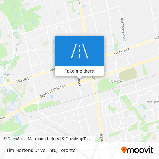 Tim Hortons Drive Thru plan