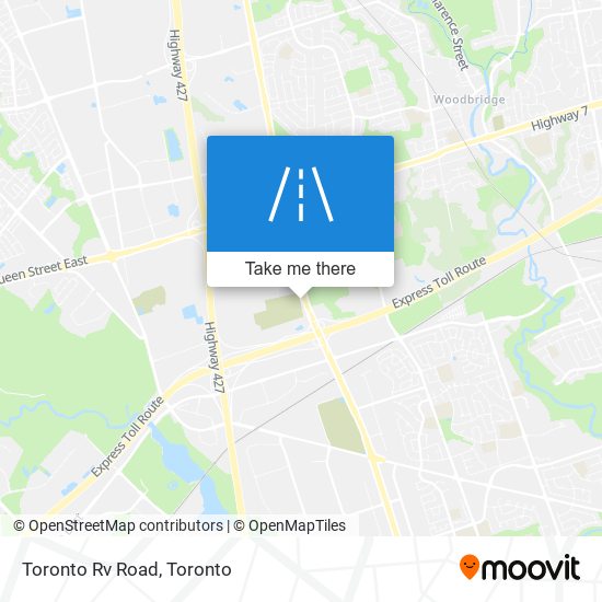 Toronto Rv Road map