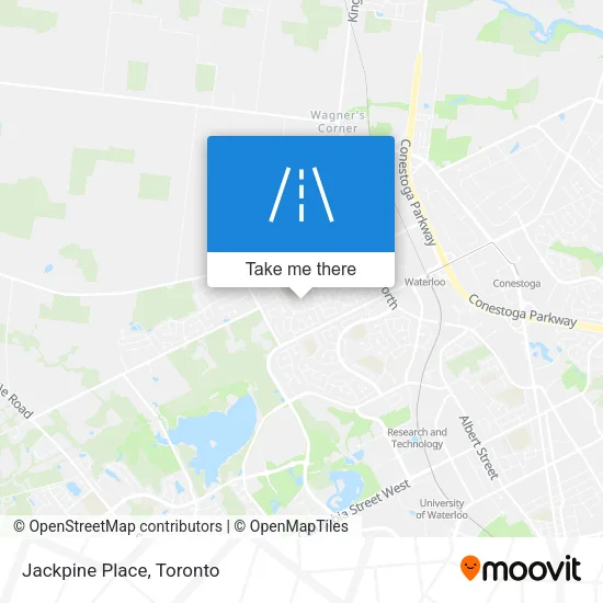 Jackpine Place map