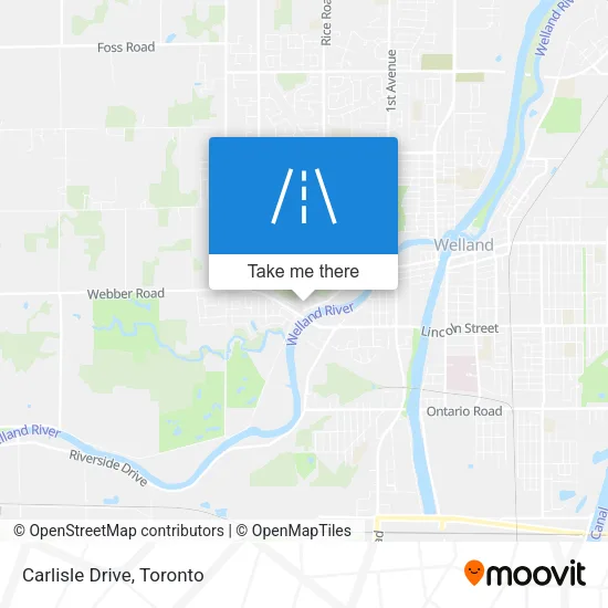Carlisle Drive map