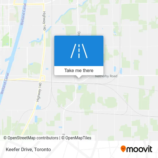 Keefer Drive map