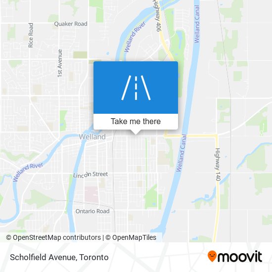 Scholfield Avenue map