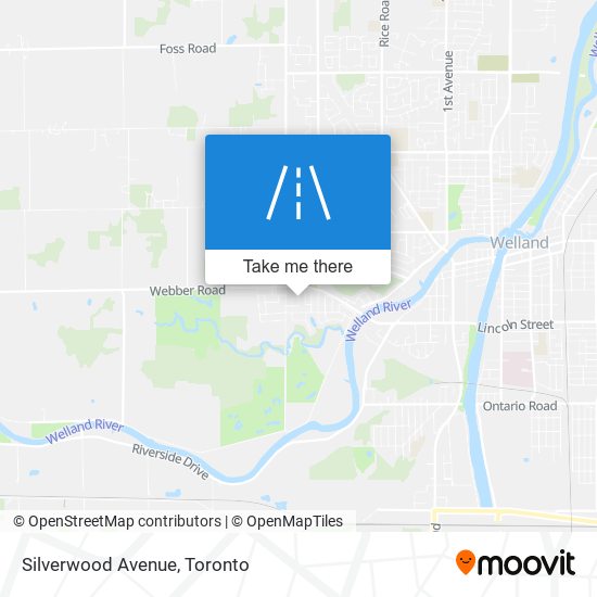 Silverwood Avenue map