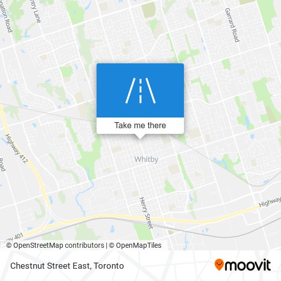 Chestnut Street East map